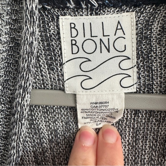 Billa Bong Multicolor Open-Front Cotton Blend Sweater Small - Picture 2 of 11